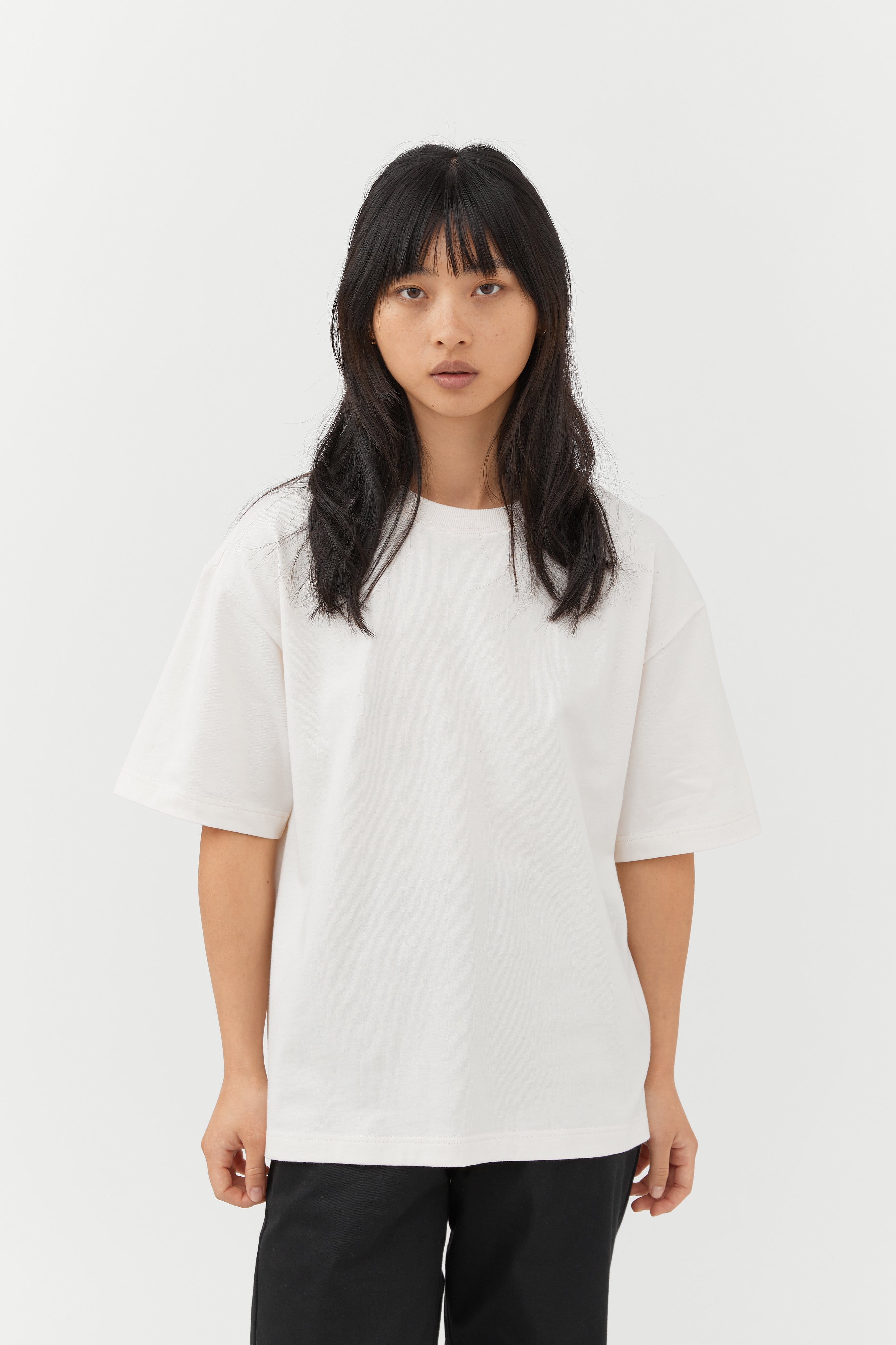 Circular Tee Undyed Label – Slow The